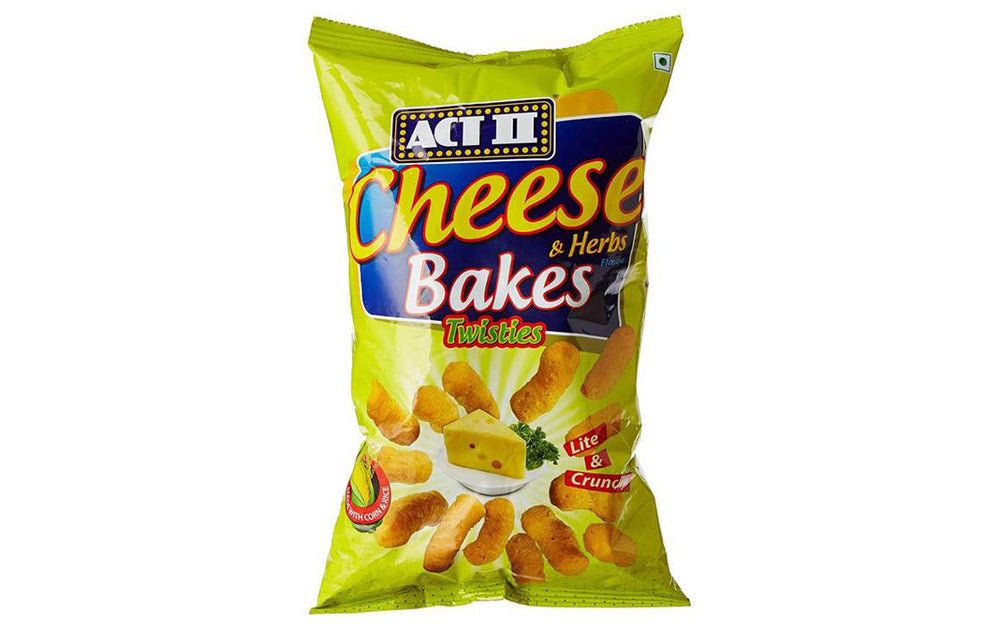 Act II Cheese & Herbs Bakes Twisties 55g