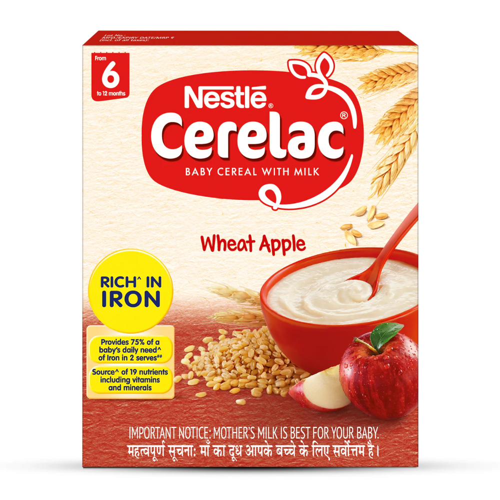Nestle Cerelac Wheat Apple (From 6 to 24 months) 300g