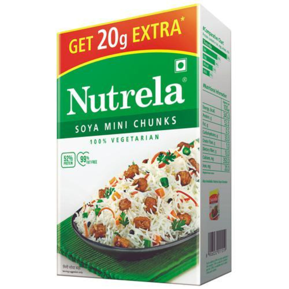 Nutrela Soya Mini Chunks (100% Vegetarian) 500g
