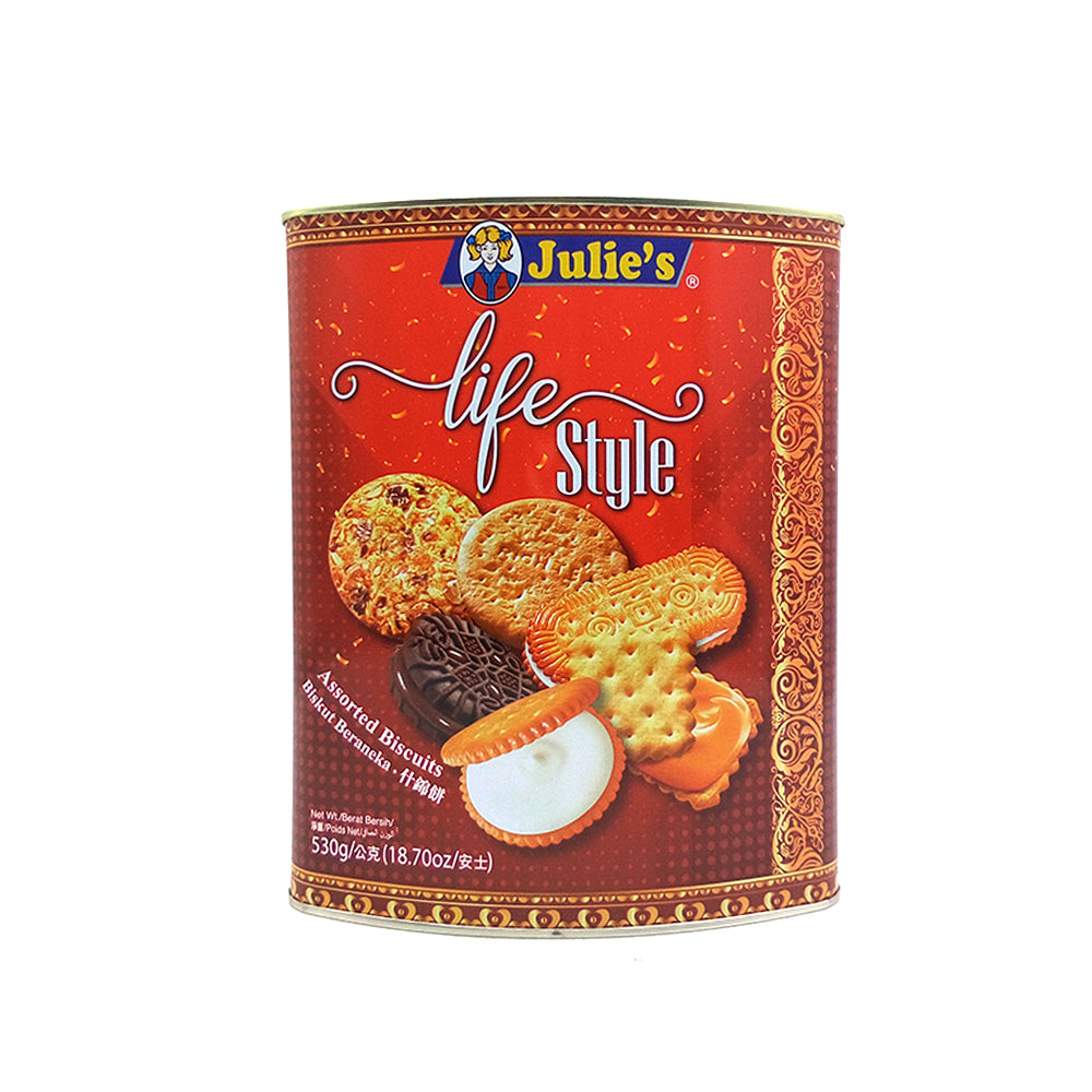 Julie's Life Style Assorted Biscuits 530g (TIN)