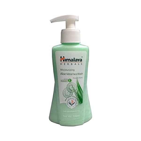 Himalaya Moisturizing Aloe Vera Face Wash 200ml (with Natural vitamin E)