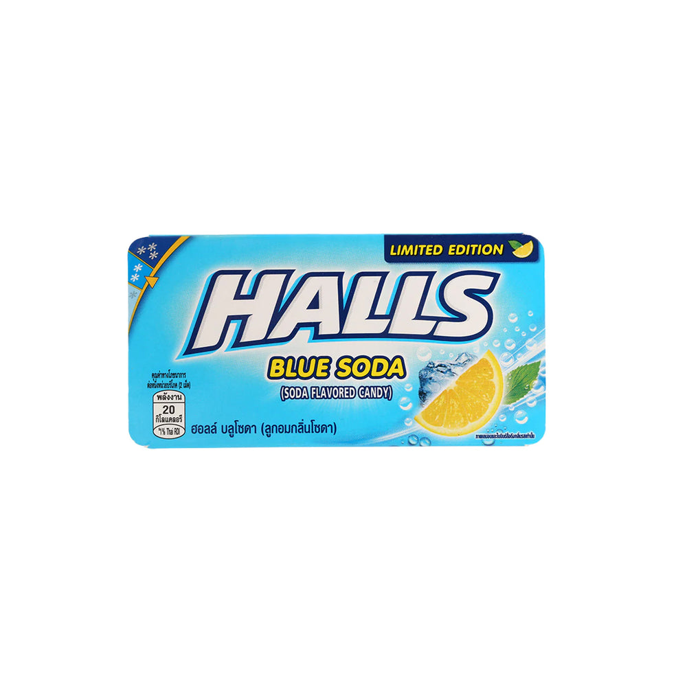 Halls Blue Soda Candy 22.4g