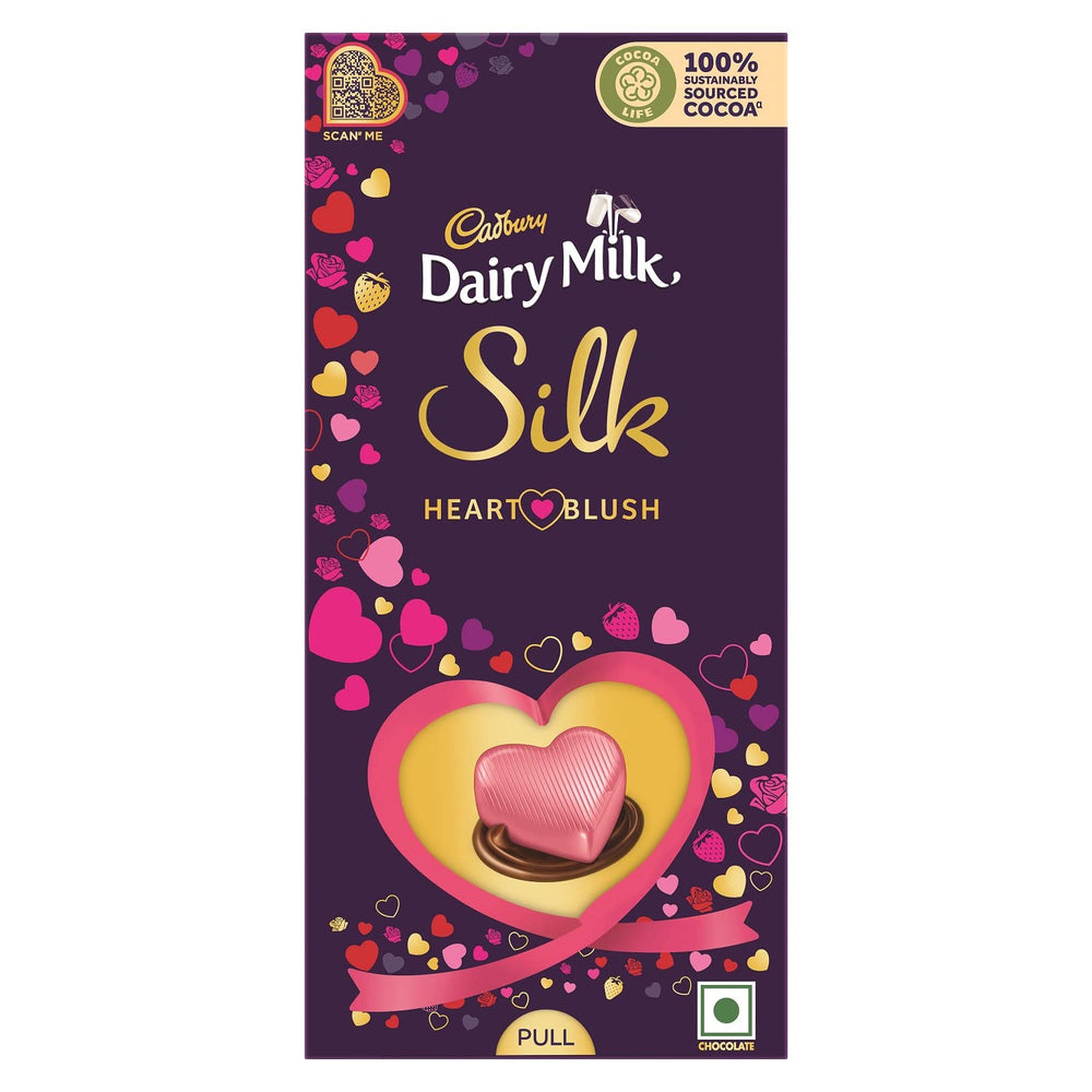Cadbury Milk Silk Heart Blush 250g