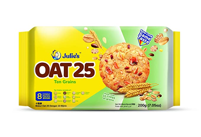 Julie's Oats 25 Ten Grains 200g