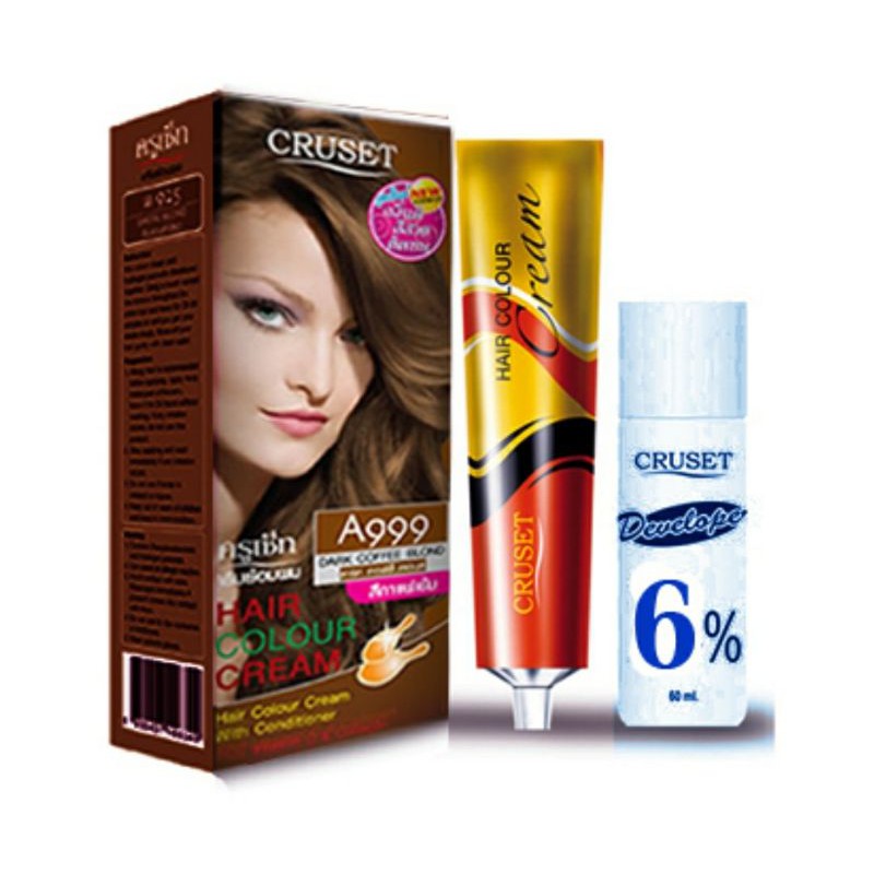 CRUSET Hair Colour Cream Dark Coffee Blond A999 60ml