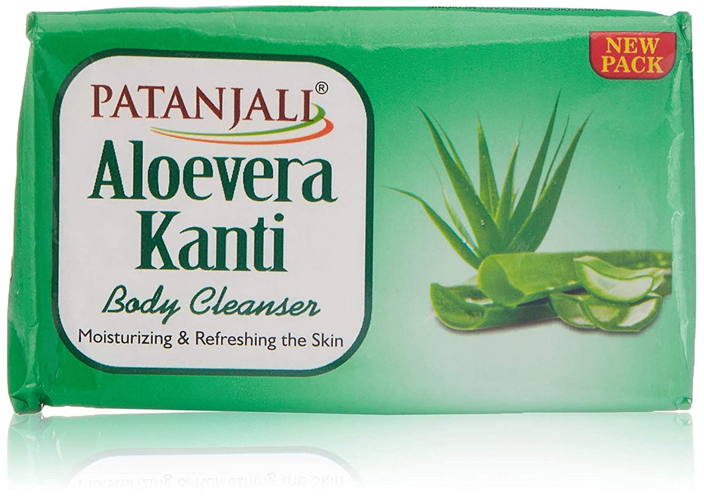 Patanjali Aloevera Kanti Body Cleanser(Moisturizing&Refreshing the skin)150g