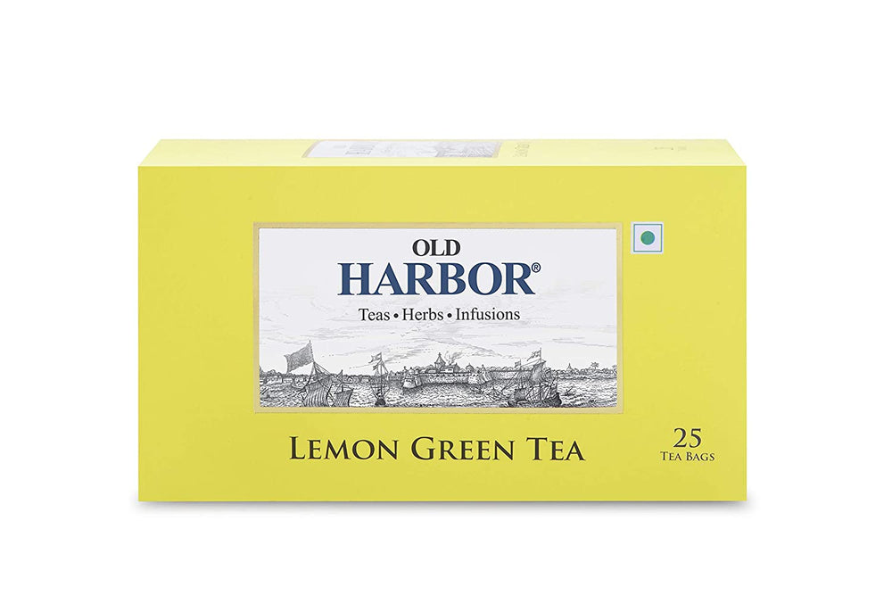 OLD HARBOR LEMON GREEN TEA 25 BAGS
