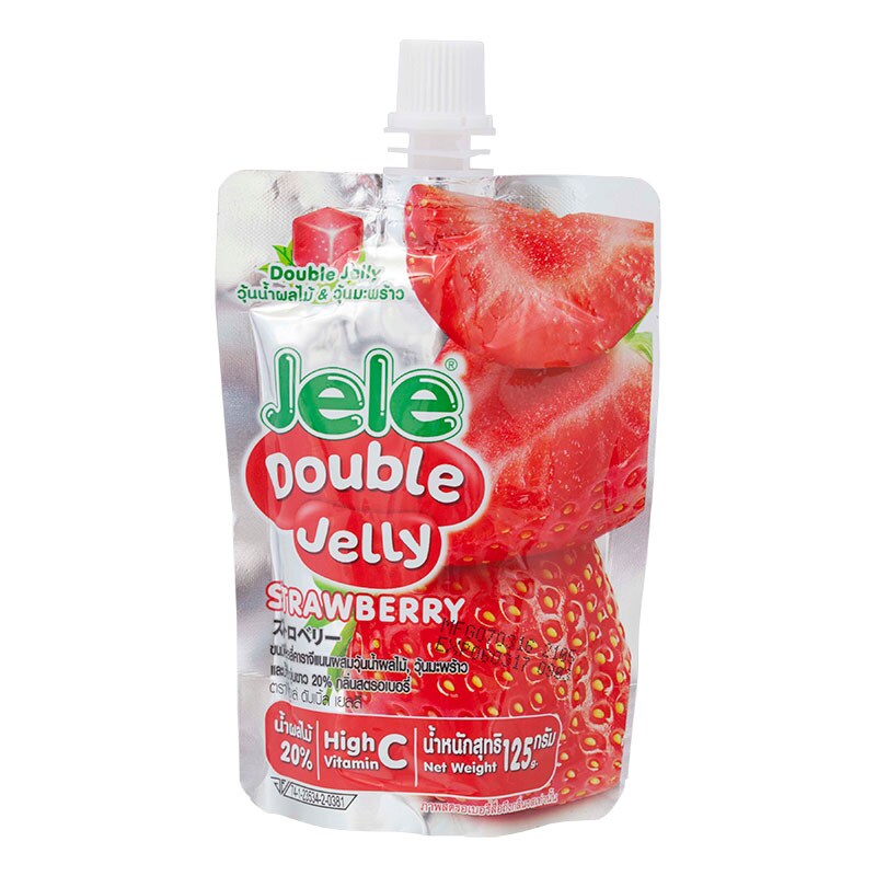 Jele Double Jelly 125ml Strawberry