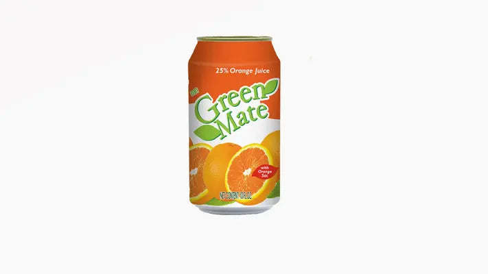 Green Mate Orange Juice Can 300ml