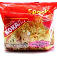 Koka BEEF Flavor Instant Noodles 85g*5 (PACKET) - Sherza Allstore