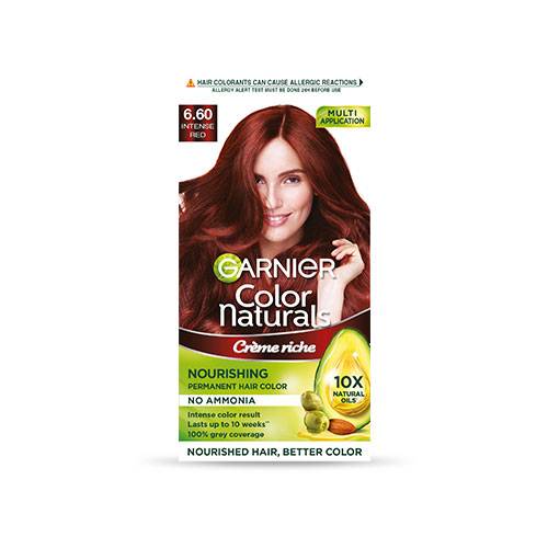 Garnier Color Naturals 6.60 Intense Red  70ml+60g+25g