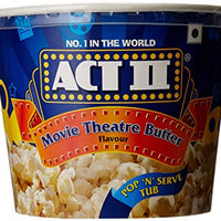 ACT II TUB WITH THE TRAILER POPCORN( Movie Theatre Butter flav)130g