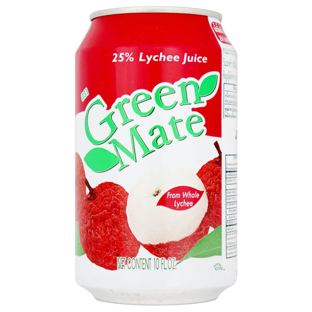 Green Mate Lychee Juice Can 300ml