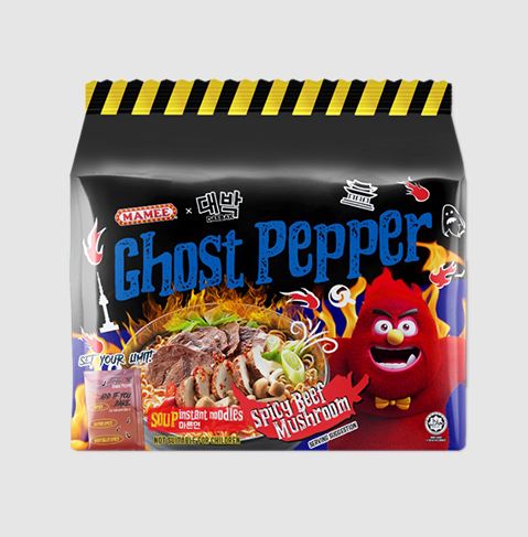 MAMEE Ghost Pepper 1x4 Pkt.4x119g (Spicy Beef Mushroom)