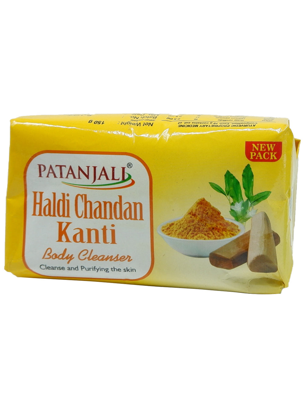 Patanjali Haldi Chandan Kanti Body Cleanser ( cleanse and purifying the skin)150g