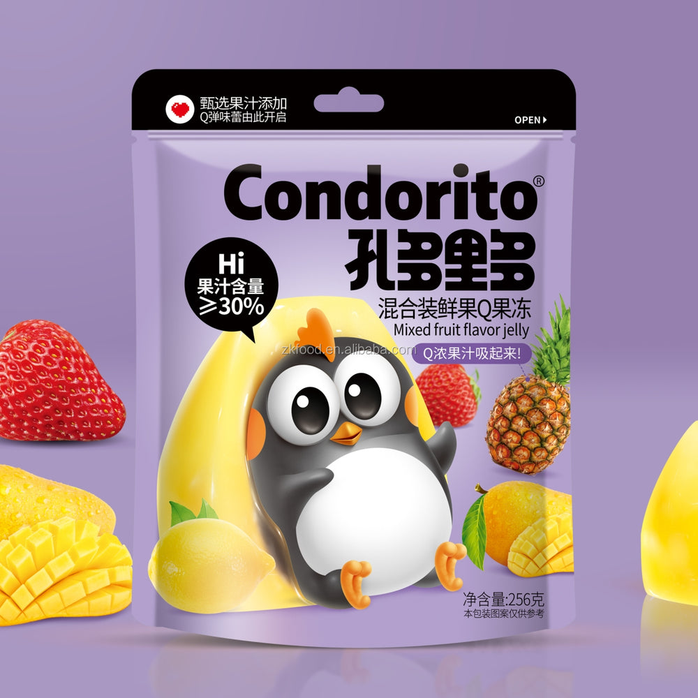 Condorito Mixed Fruit Flavor Jelly 256g