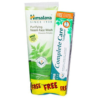 Himalaya Moisturizing Aloe Vera Face Wash 100ml+Free Complete Care Toothpaste 40g