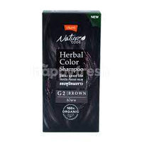 Lolane Nature Code Herbal Color Shampoo G2 Brown 55ml