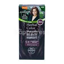 Lolane Nature Code Herbal Color Shampoo G4 Mahogany Brown 55ml