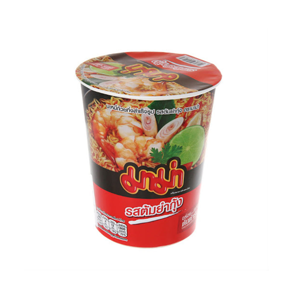 MAMA Instant Cup Noodles Shrimp Tom Yum Hot Spicy 60g