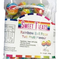 Sweet Treats Rainbow Ball Pops Tutti Frutti Favour