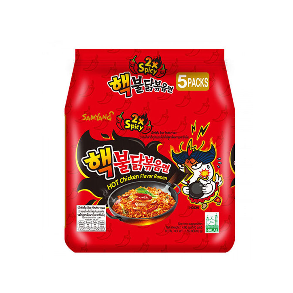 Samyang 2x Spicy Hot Chicken (5x140g)