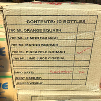 Druk LEMON Squash 700ml*12 Units (Wholesale Case)