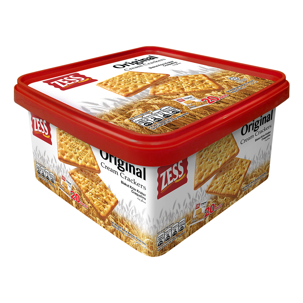 Zess ORIGINAL Cream Crackers 460g (20 Packs)