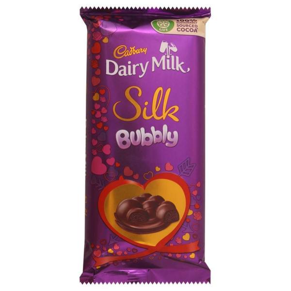 Cadbury Dairy Milk Silk 120g (Bubbly Bubble Gum)