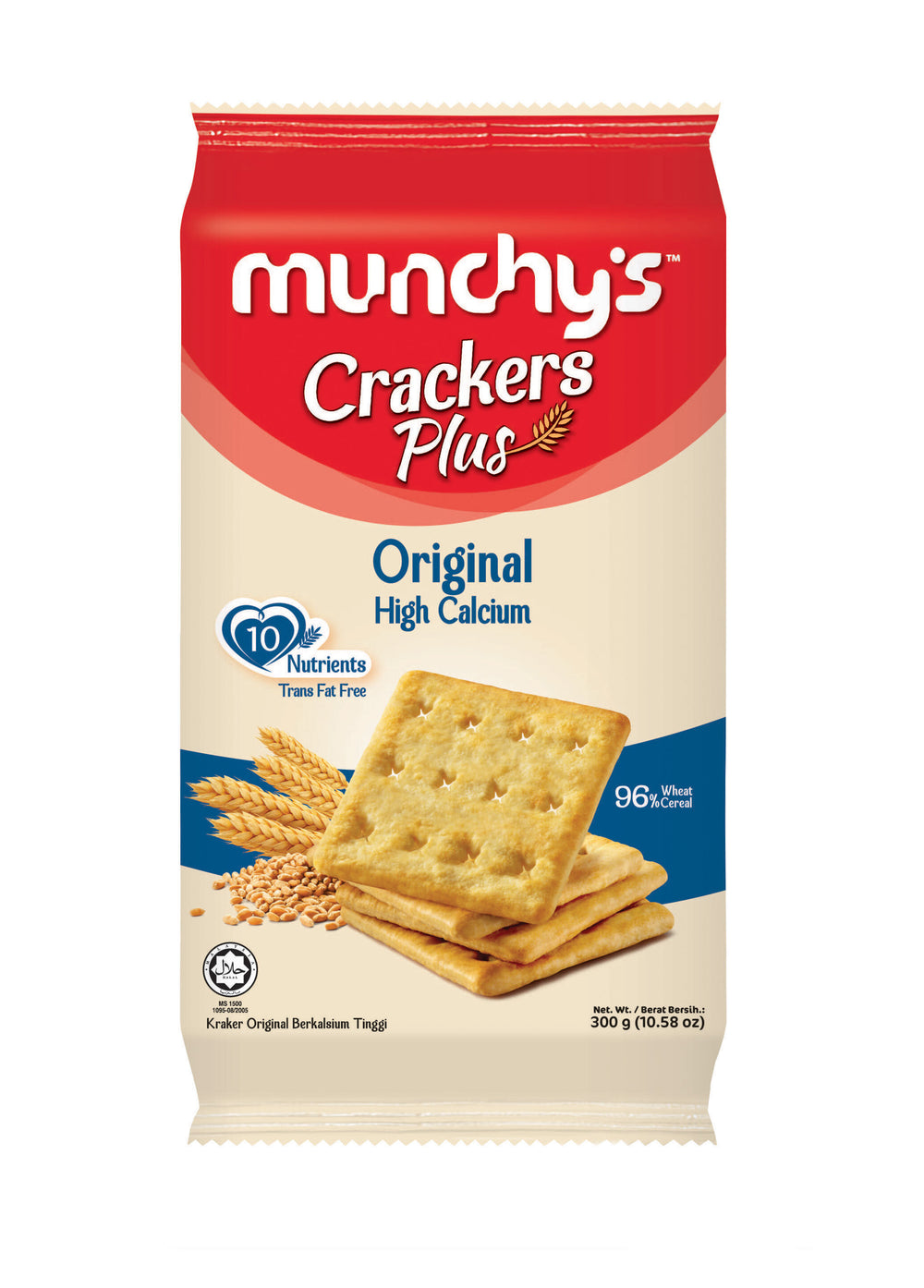 Munchy's Crackers Plus Original Calcium 300g