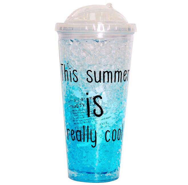 Frosty Mug With Lid And Straw(Big)