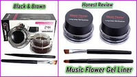 Music Flower Long-Wear Gel Eyeliner(Smudge-Proof & Water Proof) 6g