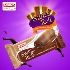 SOBISCO SWISS ROLL 30g(Chocolate Cake Roll with Vanilla Cream)