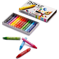Doms 12 Wax Crayons