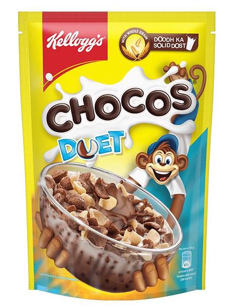 Kellogg's Chocos Duet Pouch 375g